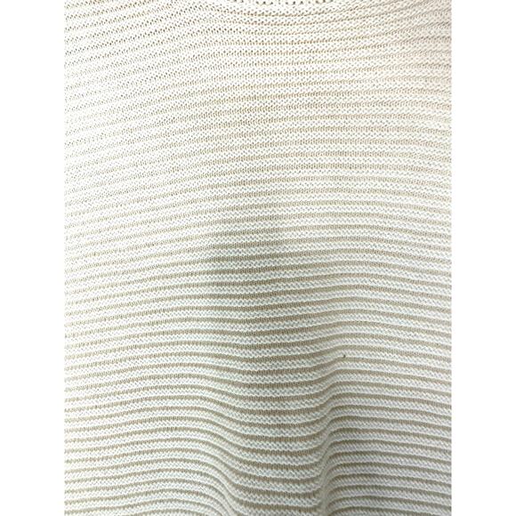 NN07 No Nationality Men's Cream Basic Loke Casual Knit Crew Neck Sweater Size XL - Picture 4 of 13